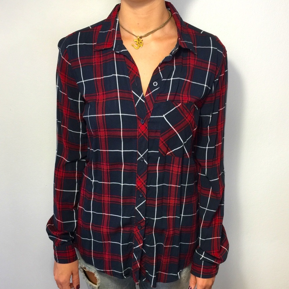 Soft plaid shirt